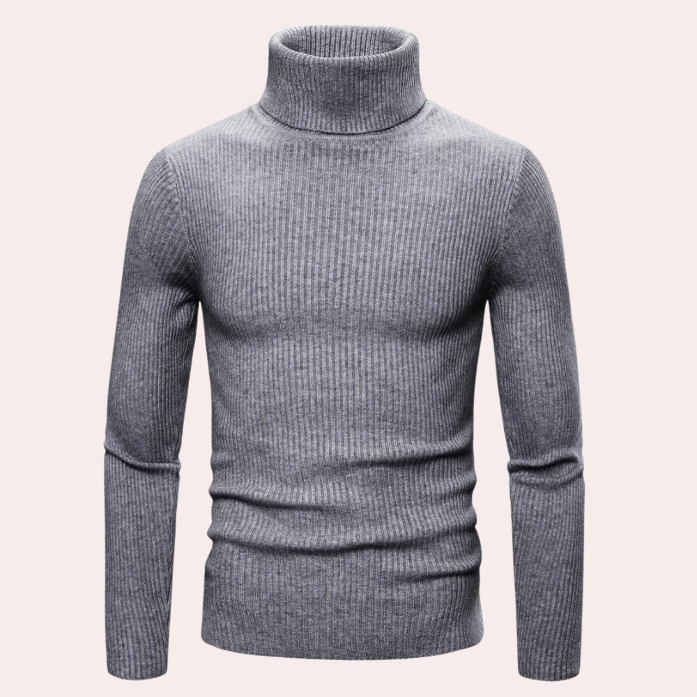 Slim-Fit Turtleneck Sweater | Warm & Stylish | Classic Knit