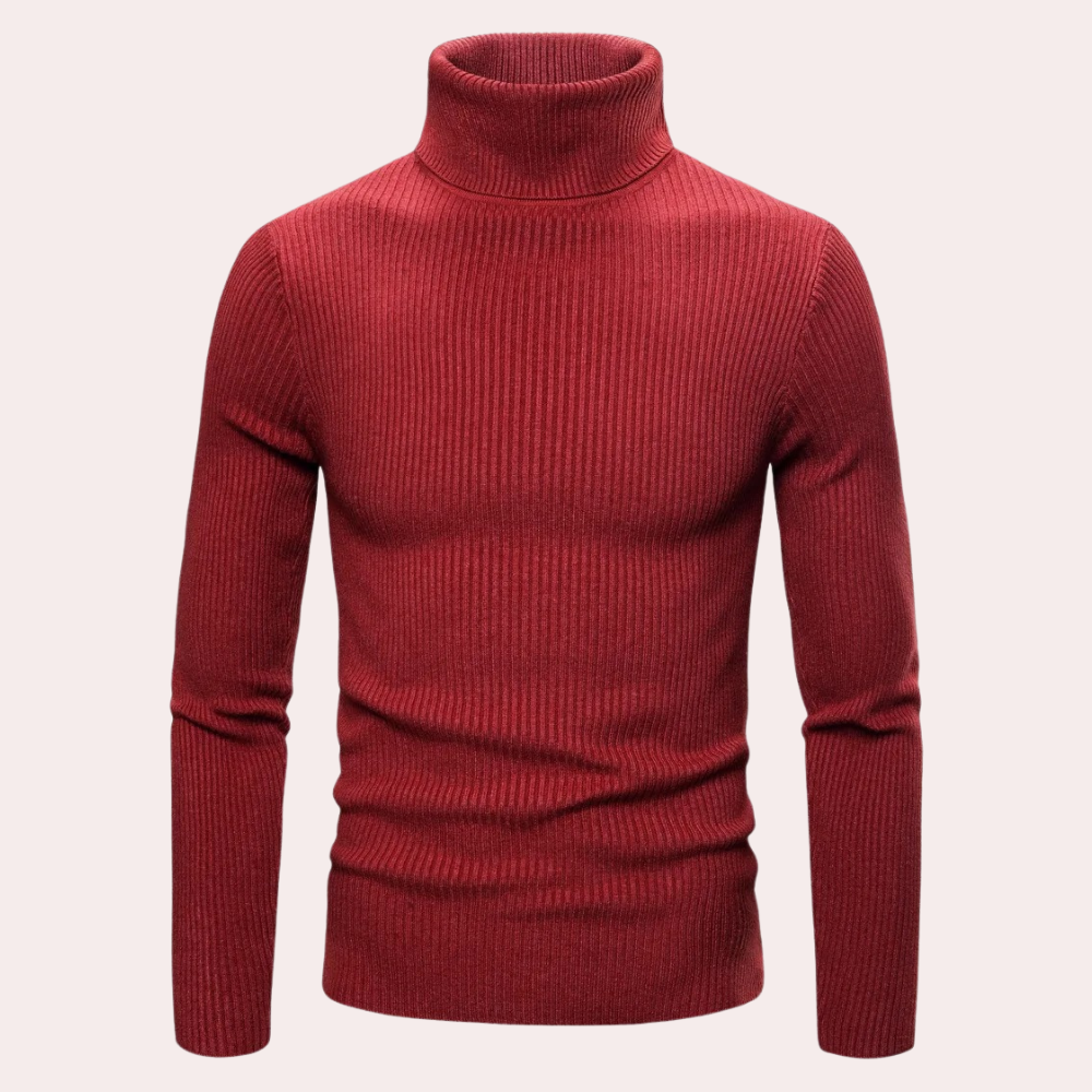 Slim-Fit Turtleneck Sweater | Warm & Stylish | Classic Knit