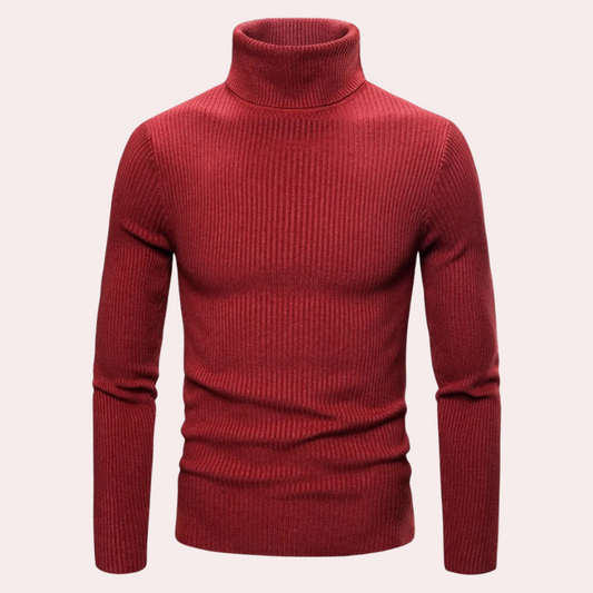 Slim-Fit Turtleneck Sweater | Warm & Stylish | Classic Knit