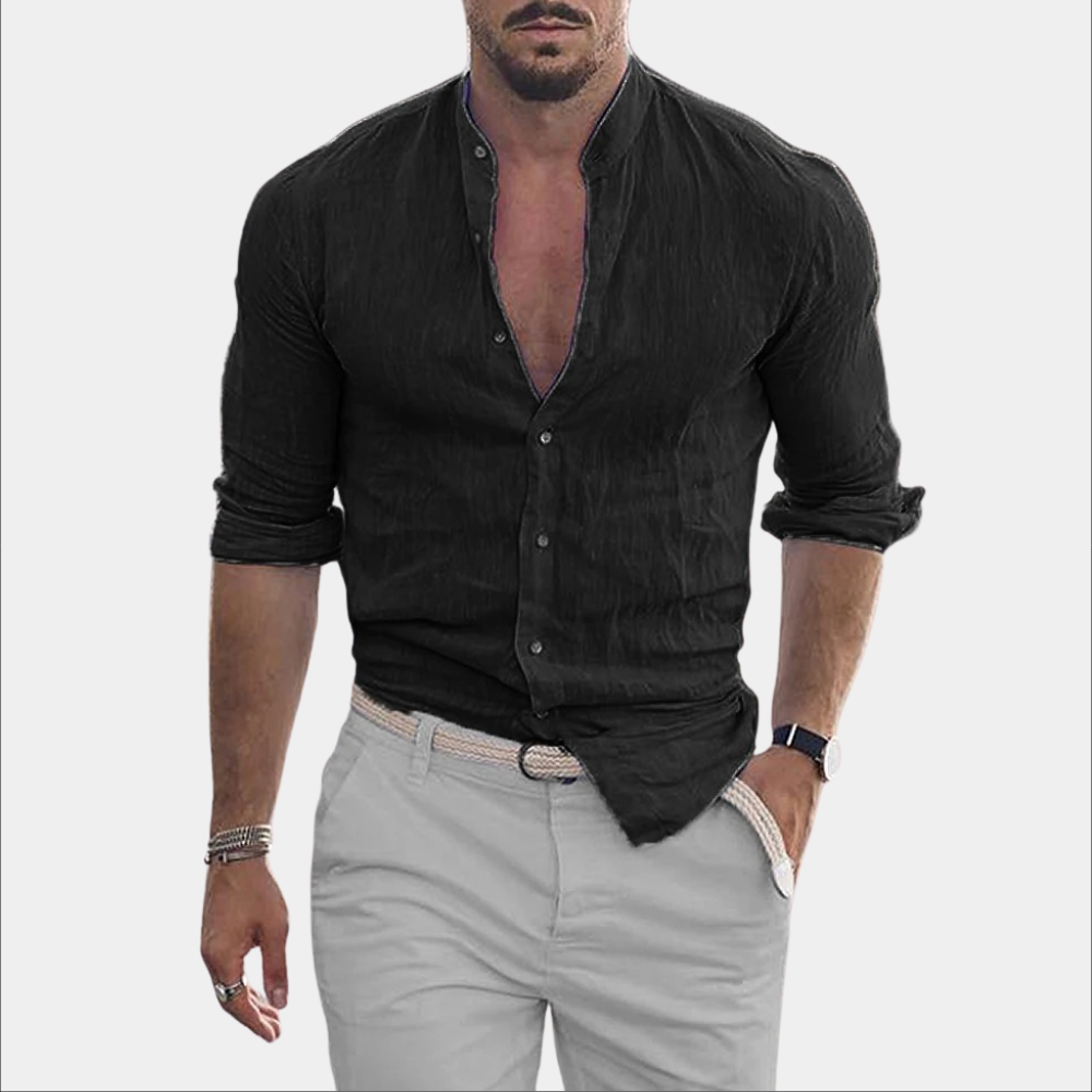 Men’s Linen Shirt | Slim Fit | Lightweight & Stylish