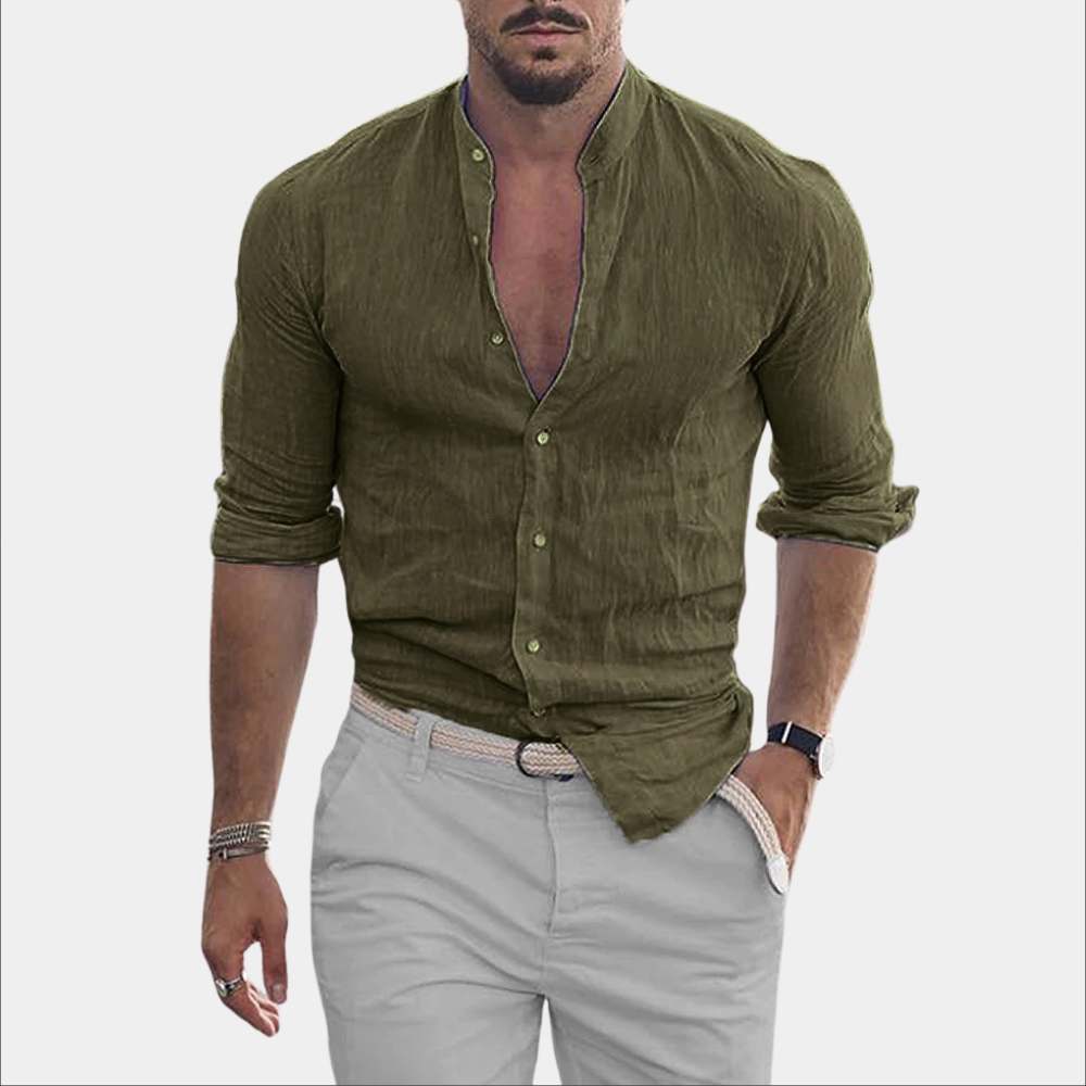 Men’s Linen Shirt | Slim Fit | Lightweight & Stylish