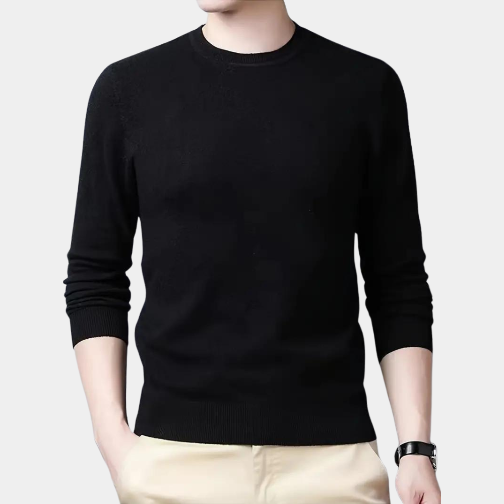 Fine-Knit Crewneck Sweater | Lightweight & Stylish | Perfect for Layering