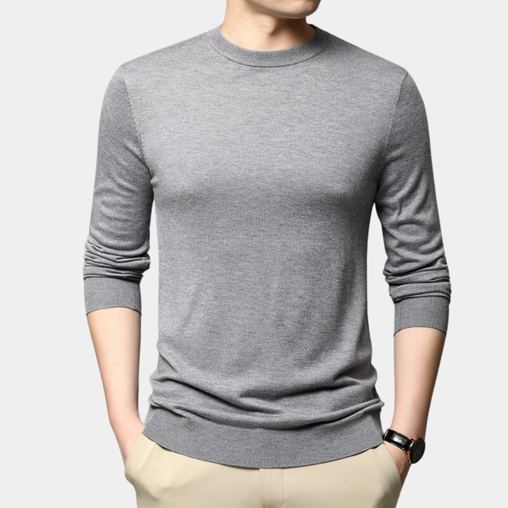 Fine-Knit Crewneck Sweater | Lightweight & Stylish | Perfect for Layering