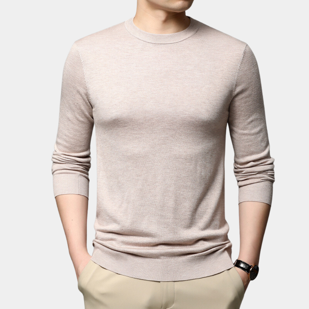 Fine-Knit Crewneck Sweater | Lightweight & Stylish | Perfect for Layering