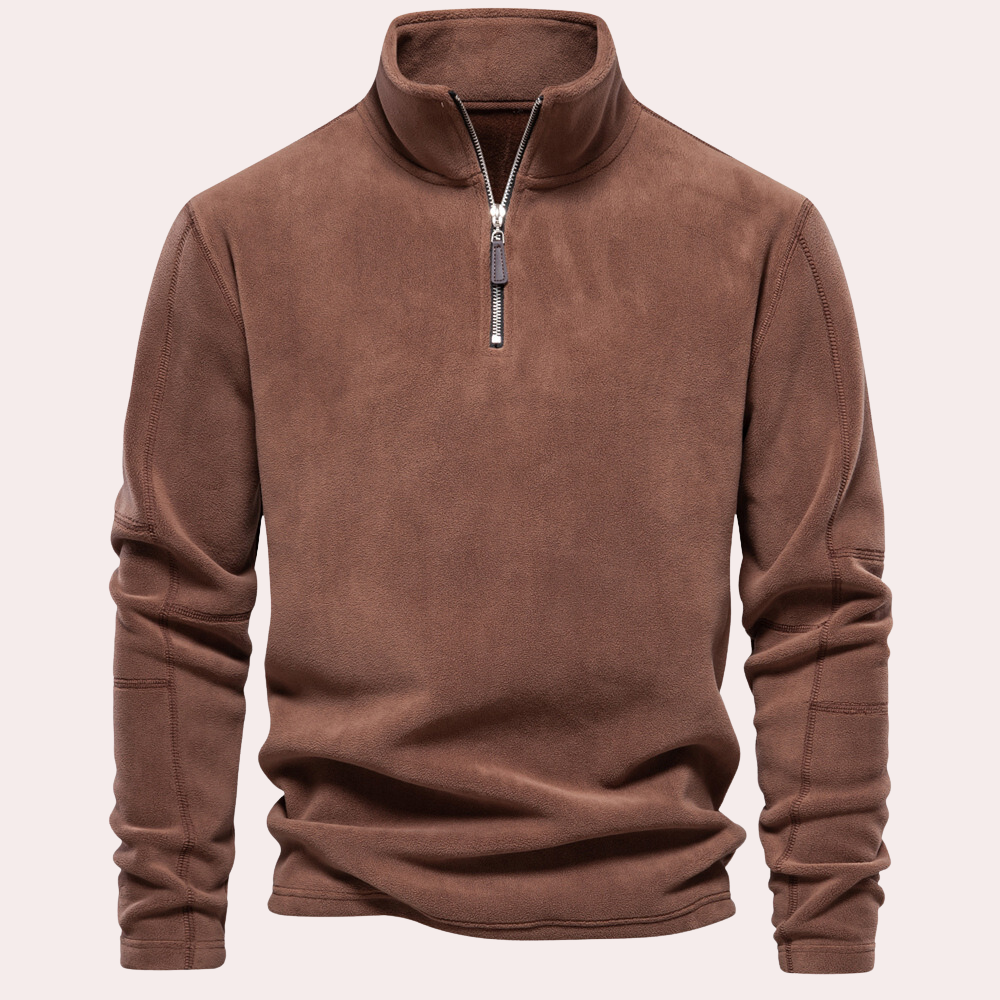 Fleece Quarter-Zip Sweater | Warm & Cosy | Perfect for Layering