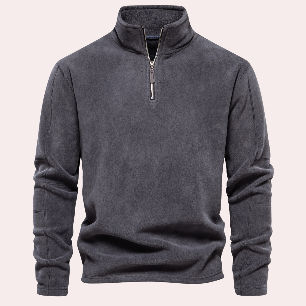 Fleece Quarter-Zip Sweater | Warm & Cosy | Perfect for Layering