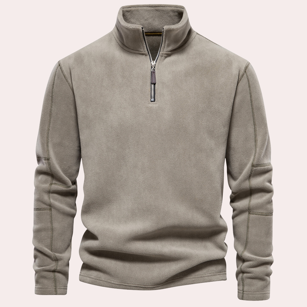 Fleece Quarter-Zip Sweater | Warm & Cosy | Perfect for Layering