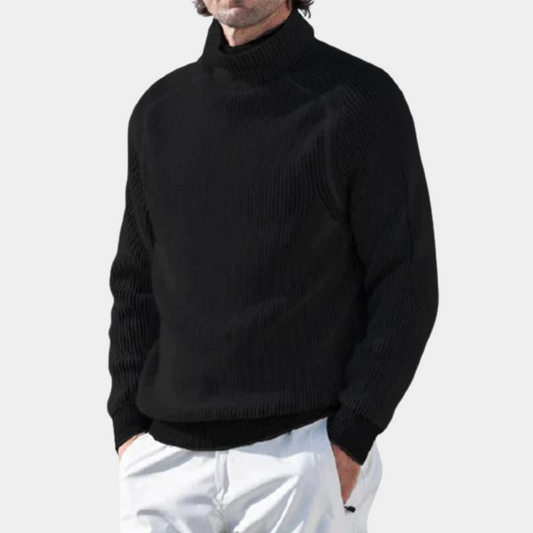 Ribbed Turtleneck Sweater | Warm Knit | Timeless & Stylish