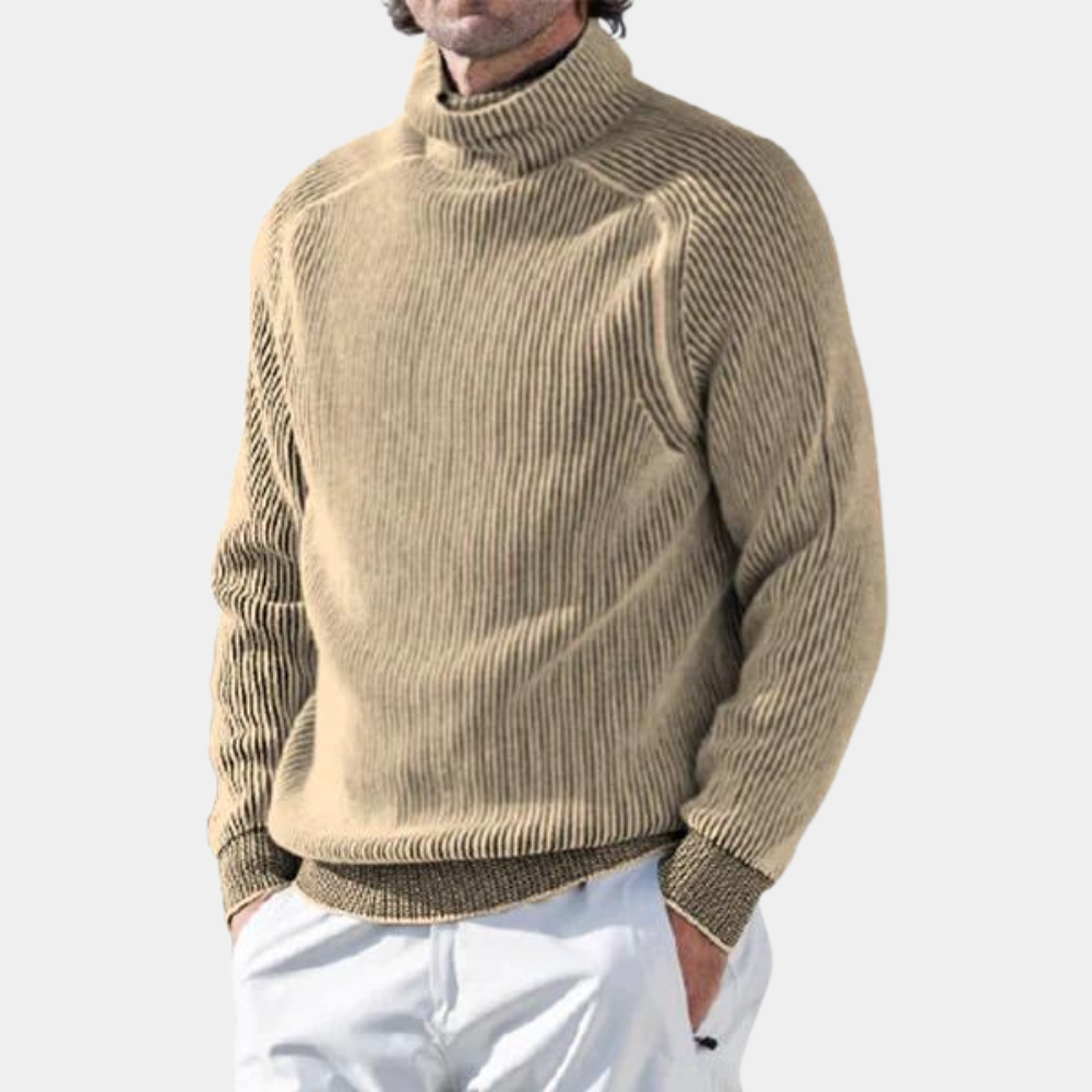 Ribbed Turtleneck Sweater | Warm Knit | Timeless & Stylish