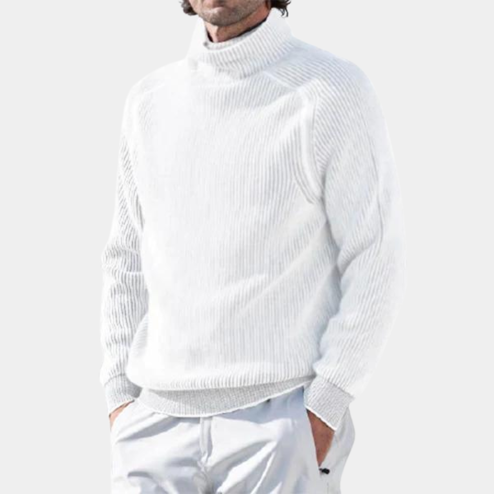 Ribbed Turtleneck Sweater | Warm Knit | Timeless & Stylish