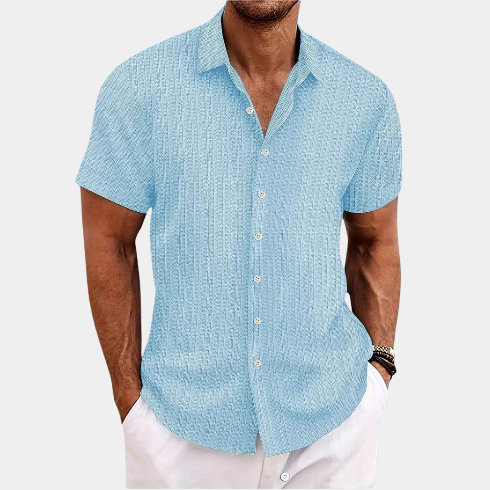 Linen Short-Sleeve Shirt | Lightweight | Classic Summer Wear