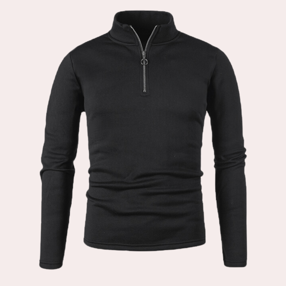 Fleece Quarter-Zip Pullover | Warm & Stylish | Lightweight Layering