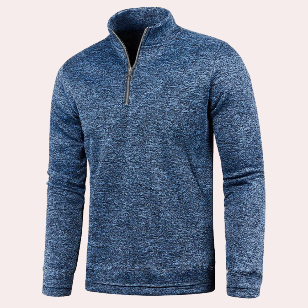 Fleece Quarter-Zip Pullover | Warm & Stylish | Lightweight Layering