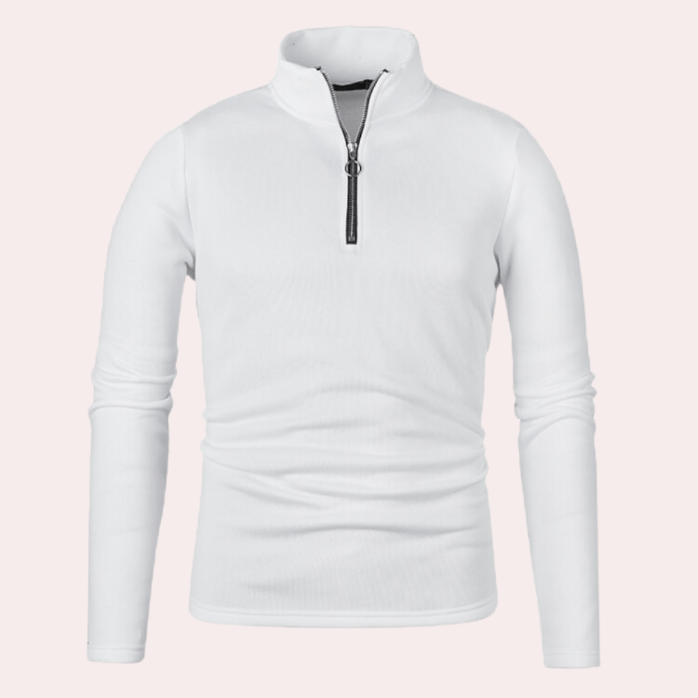 Fleece Quarter-Zip Pullover | Warm & Stylish | Lightweight Layering