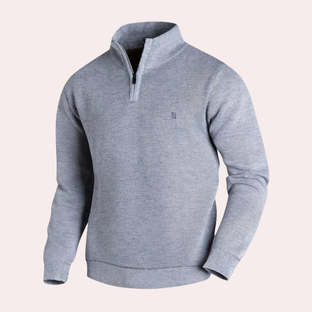 Half-Zip Knit Pullover | Warm & Stylish | Versatile Comfort