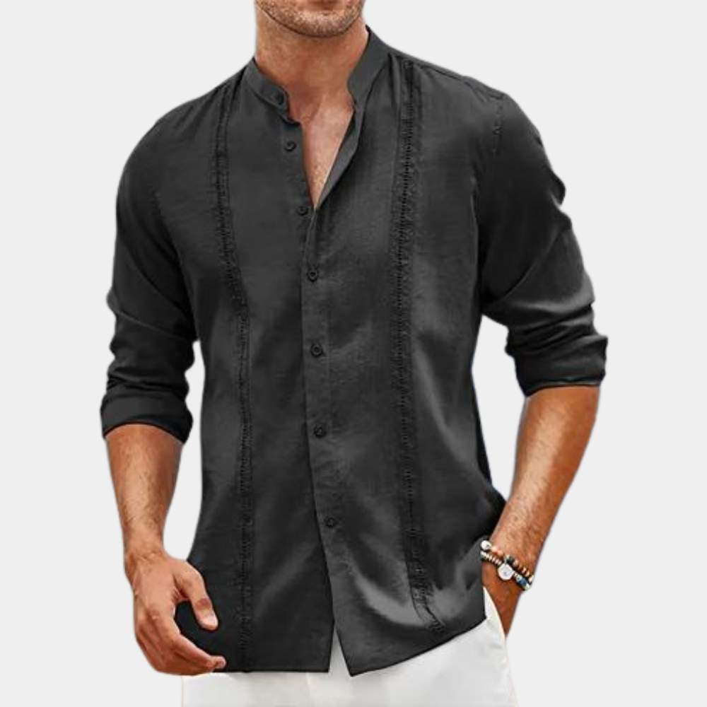 Linen Long-Sleeve Shirt | Lightweight | Casual & Elegant