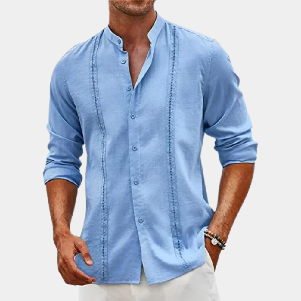 Linen Long-Sleeve Shirt | Lightweight | Casual & Elegant