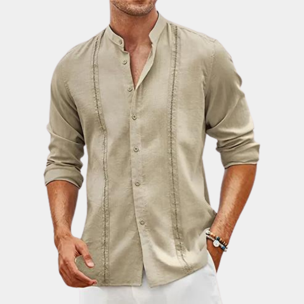 Linen Long-Sleeve Shirt | Lightweight | Casual & Elegant