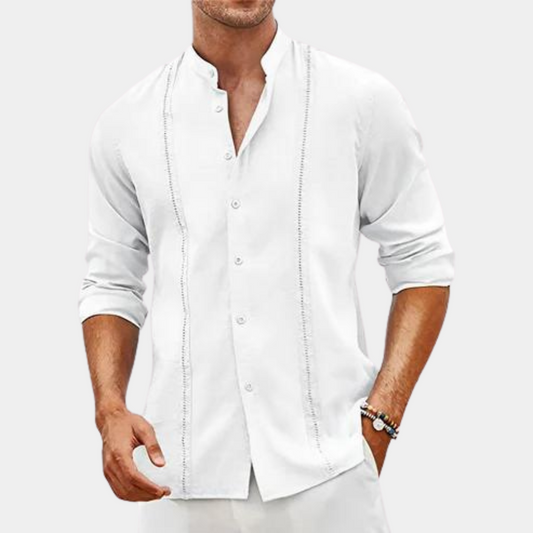 Linen Long-Sleeve Shirt | Lightweight | Casual & Elegant