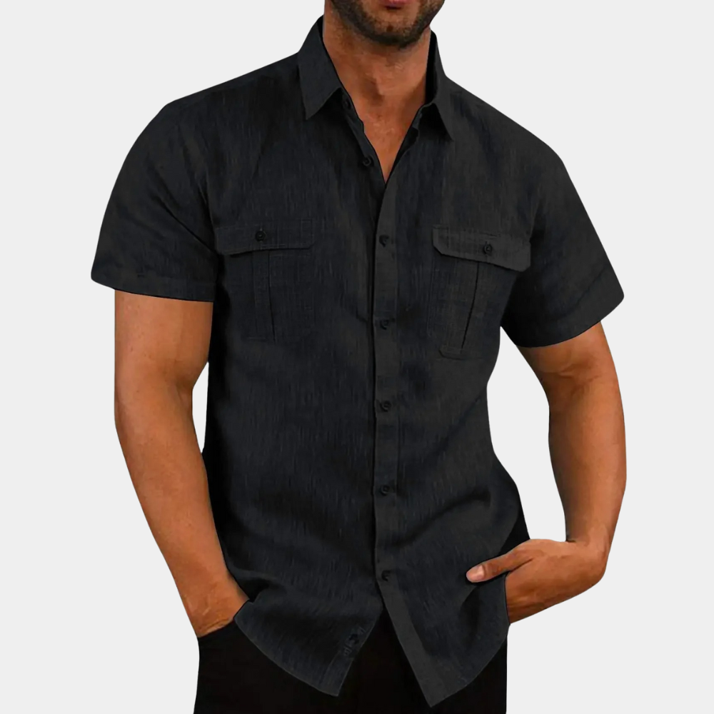 Men’s Linen Shirt | Short Sleeve | Lightweight & Functional