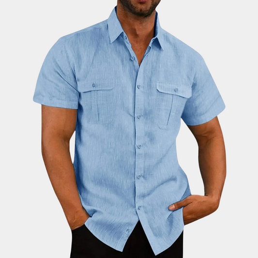 Men’s Linen Shirt | Short Sleeve | Lightweight & Functional