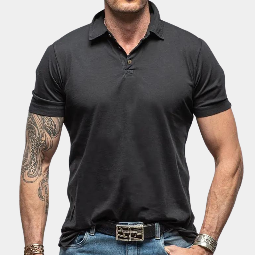 Men’s Slim-Fit Polo Shirt | Short Sleeve | Classic & Versatile