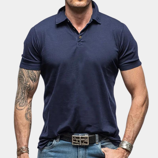 Men’s Slim-Fit Polo Shirt | Short Sleeve | Classic & Versatile