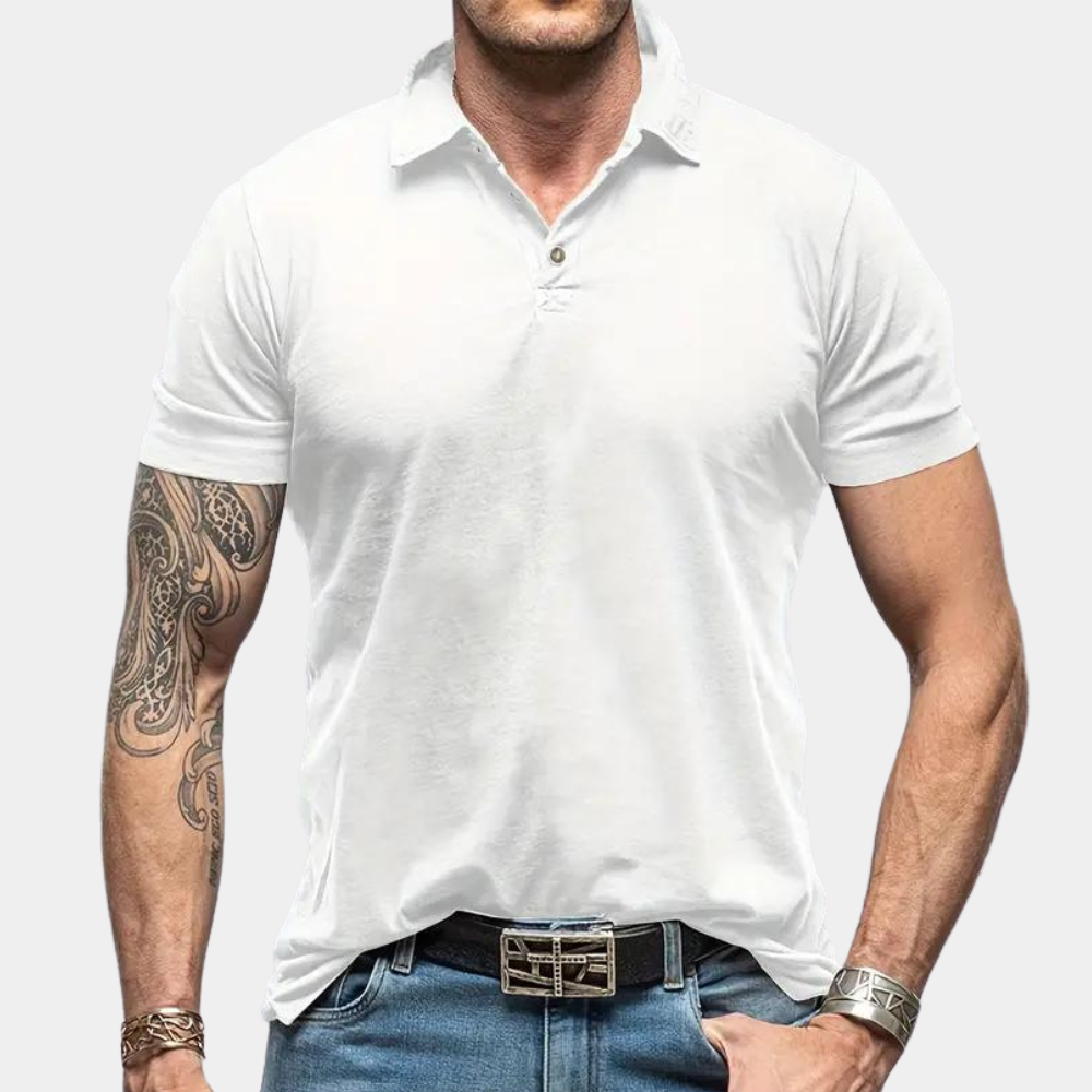 Men’s Slim-Fit Polo Shirt | Short Sleeve | Classic & Versatile