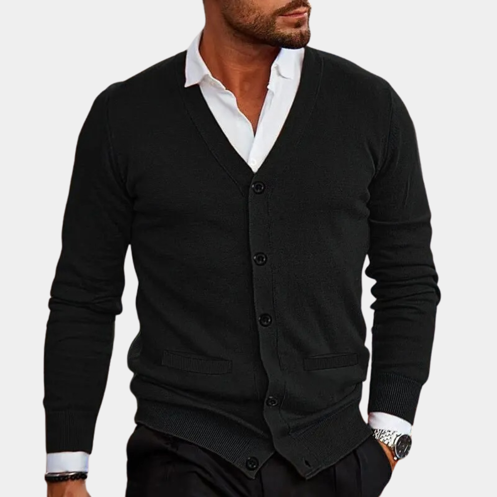 Men’s Knit Cardigan | Classic Button-Up | Lightweight & Stylish