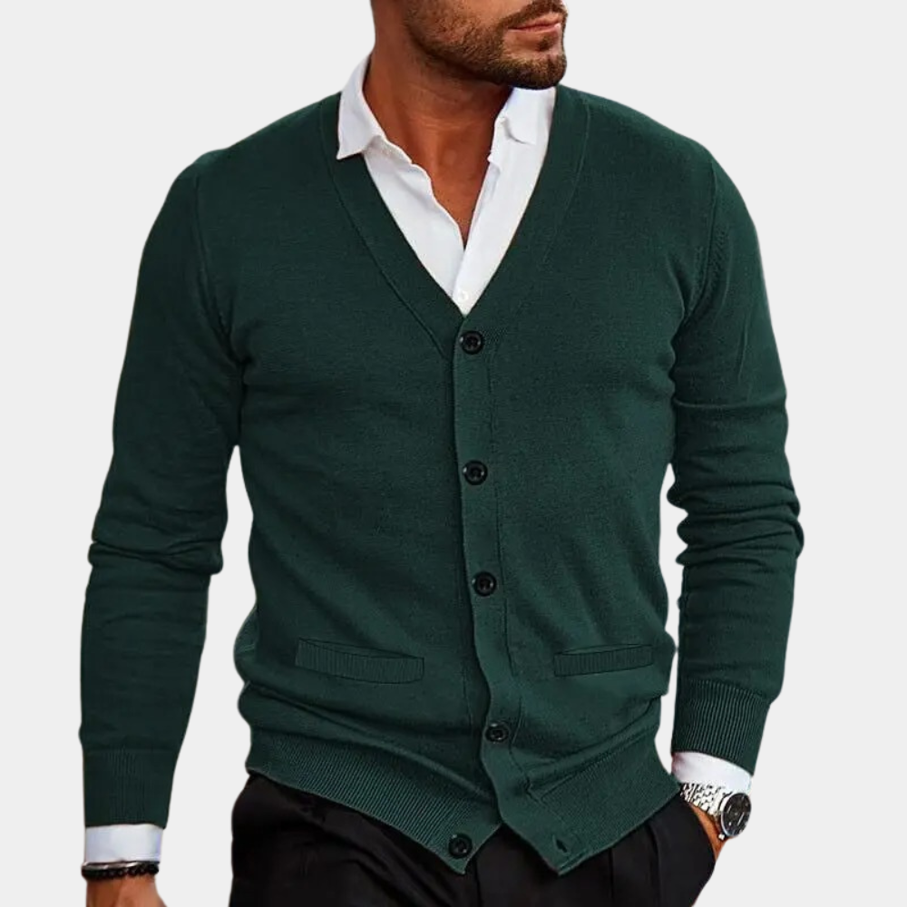 Men’s Knit Cardigan | Classic Button-Up | Lightweight & Stylish