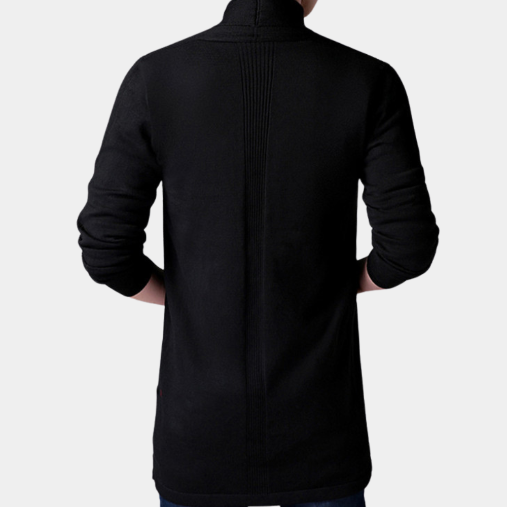 Men’s Longline Open-Front Cardigan | Lightweight & Stylish | Modern Layering Essential