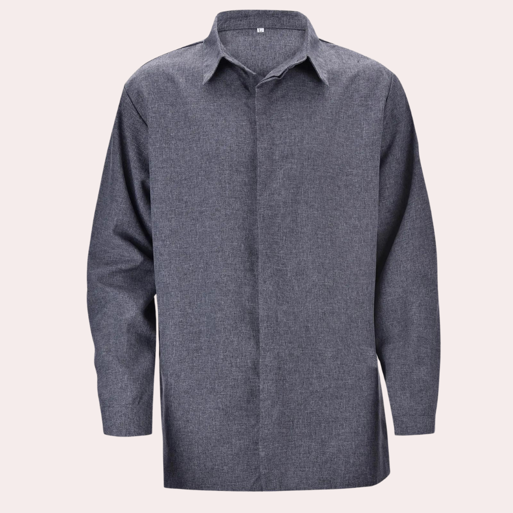 Men’s Linen Shirt | Long Sleeve | Lightweight & Stylish