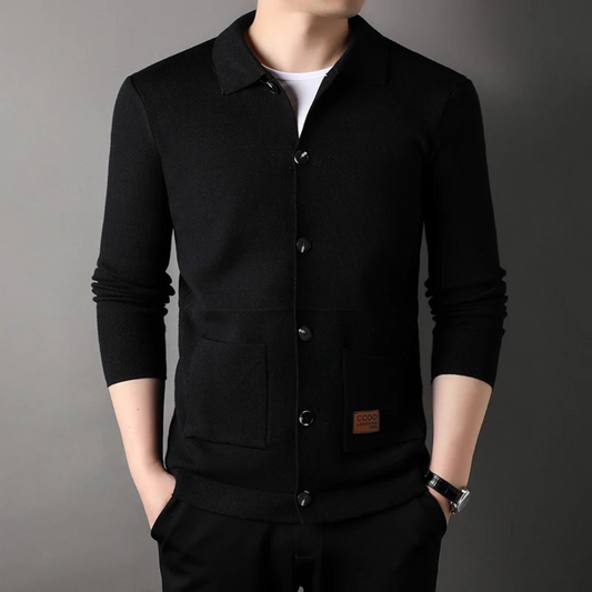 Men’s Knitted Cardigan | Slim Fit | Stylish & Comfortable