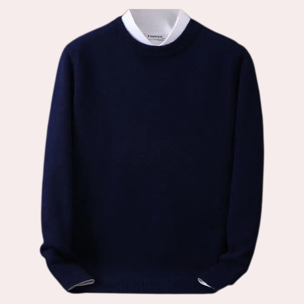 Men’s Classic Crewneck Sweater | Soft Knit | Warm & Stylish