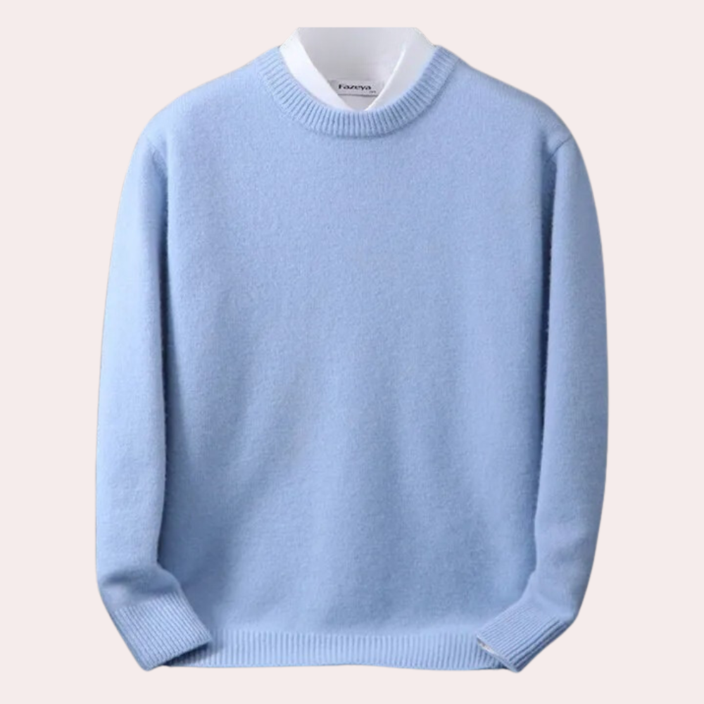 Men’s Classic Crewneck Sweater | Soft Knit | Warm & Stylish