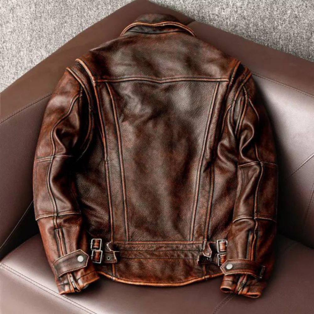 Vintage Leather Jacket | Timeless & Stylish | Classic Fit