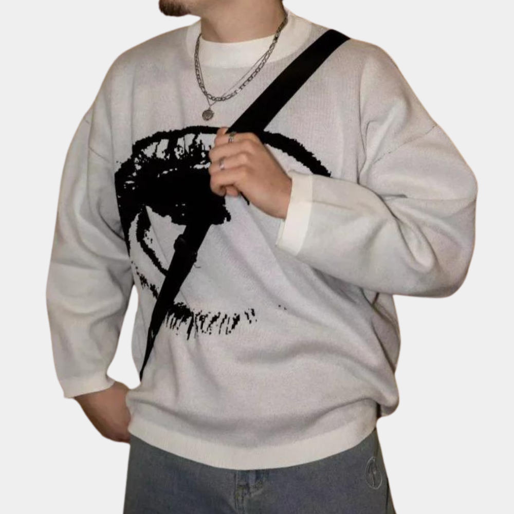 Men’s Oversized Graphic Sweater | Bold & Stylish | Streetwear Fashion