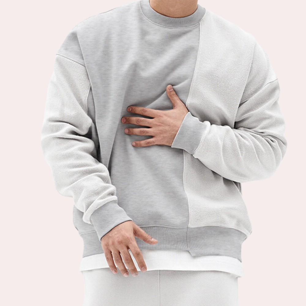 Two-Tone Oversized Sweatshirt | Minimalist & Modern | Cozy Streetwear