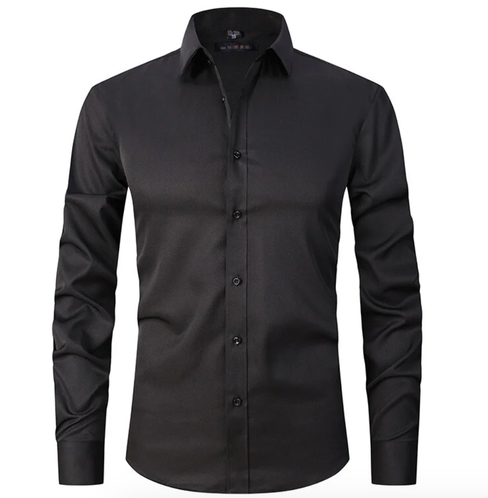 Stretch Dress Shirt | Slim Fit | Wrinkle-Resistant & Stylish