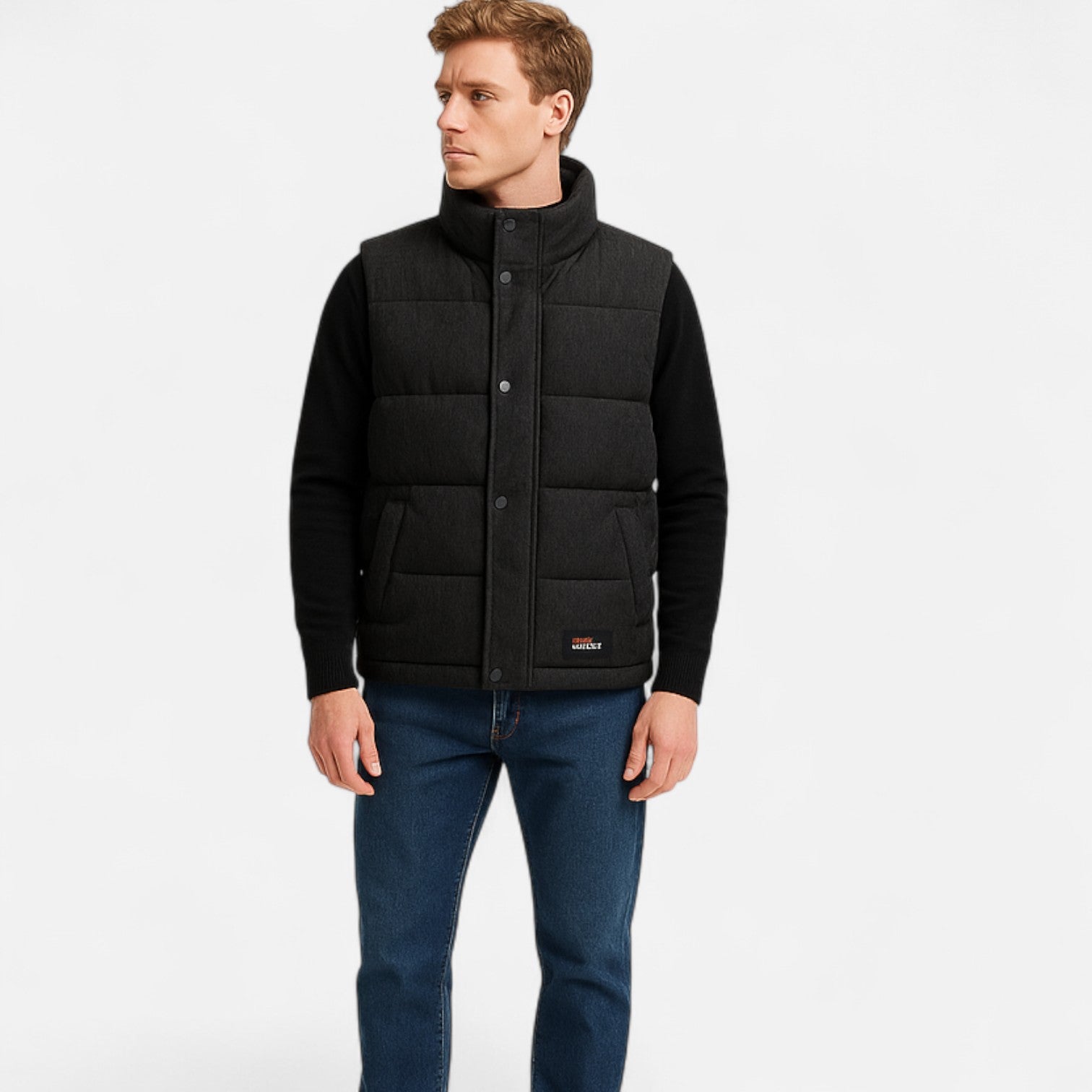 The Gentleman’s Brand | Puffer Vest – Men’s Gilet, Quilted Bodywarmer, Lightweight Sleeveless Jacket