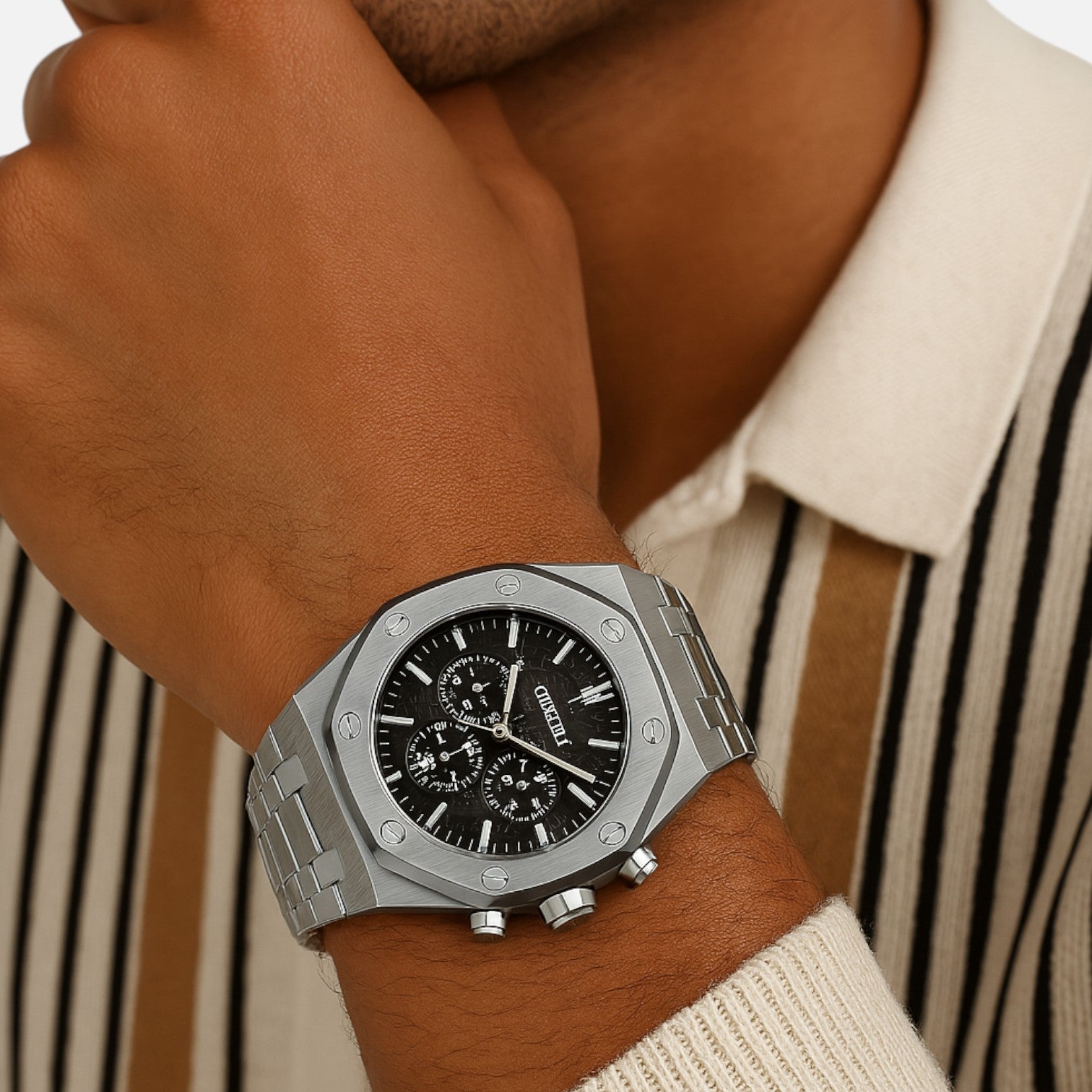 The Gentleman's Brand | Luxury Chronograph Watch | Stainless Steel | Precision & Style