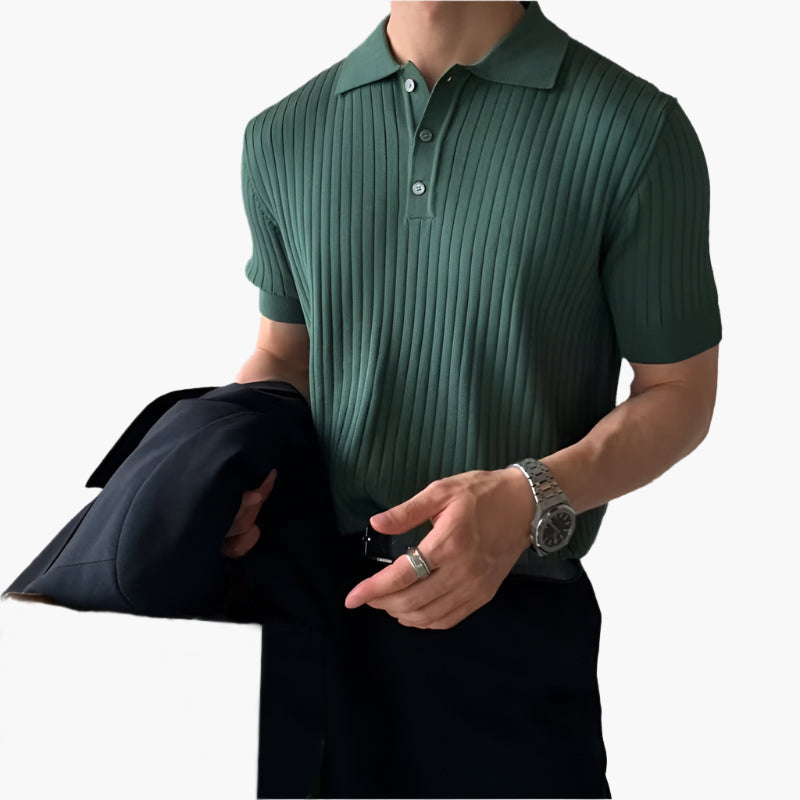 Gimcheon Knitted Polo – Classic Craftsmanship Heritage Style