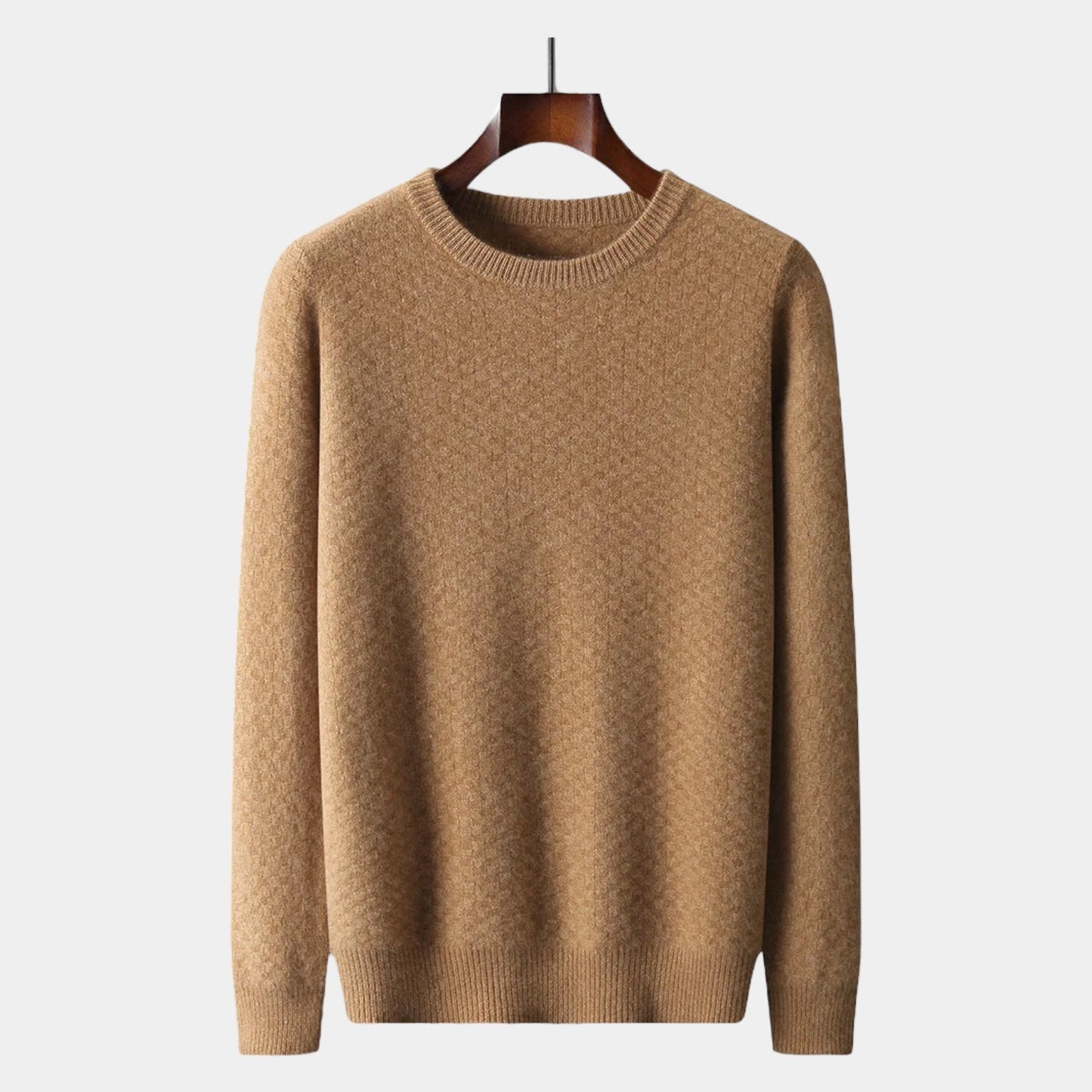 Textured Knit Sweater | Wool Blend | Warm & Stylish