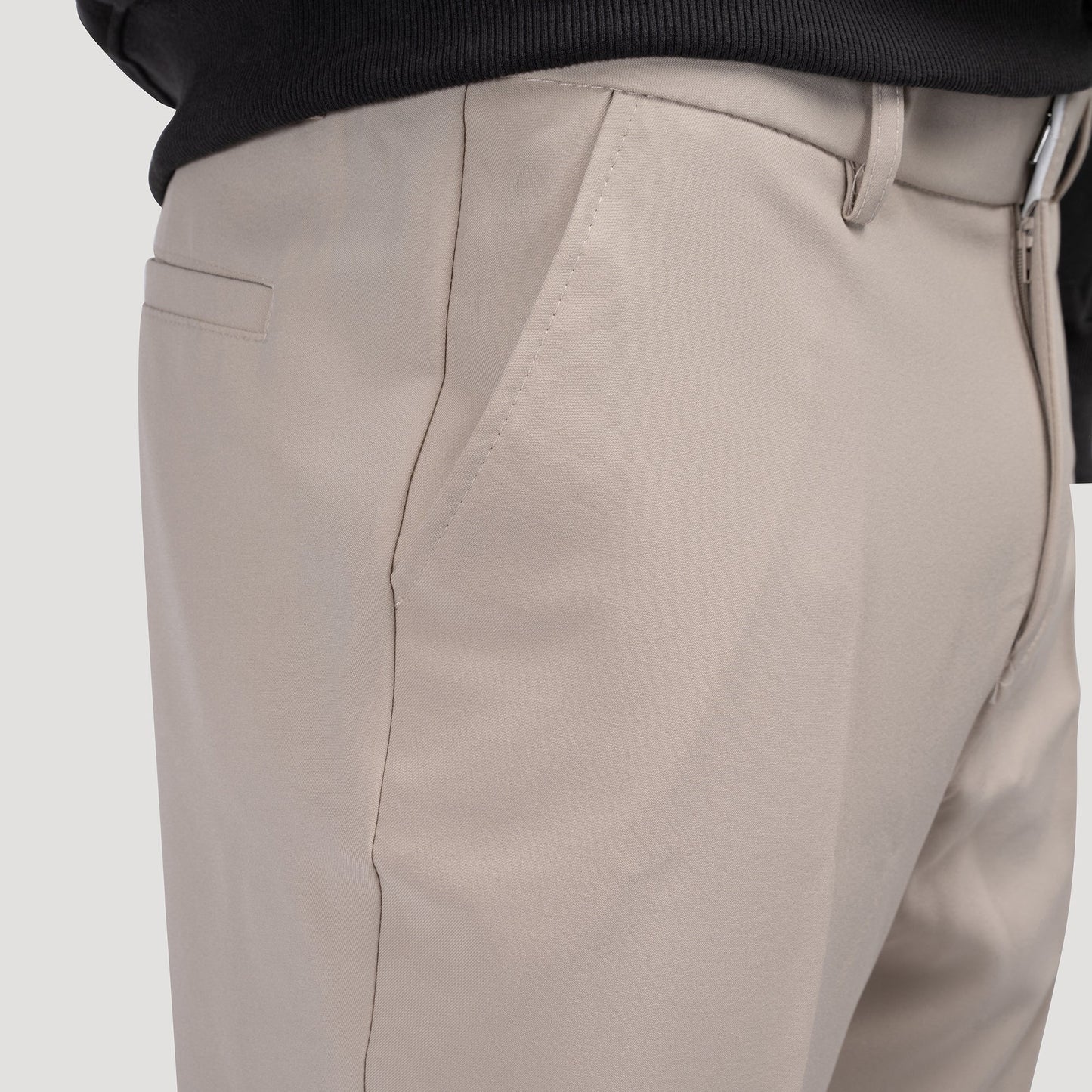 Slim Tapered Trousers | Cotton Blend | Smart & Comfortable