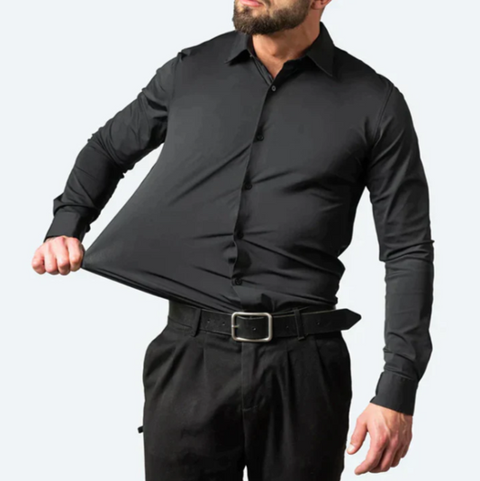 Stretch Dress Shirt | Slim Fit | Wrinkle-Resistant & Stylish