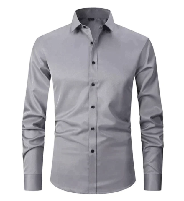 Stretch Dress Shirt | Slim Fit | Wrinkle-Resistant & Stylish