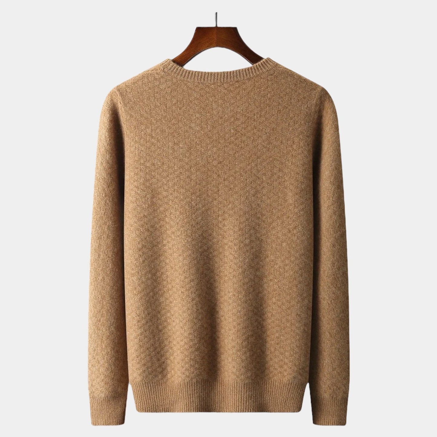 Textured Knit Sweater | Wool Blend | Warm & Stylish