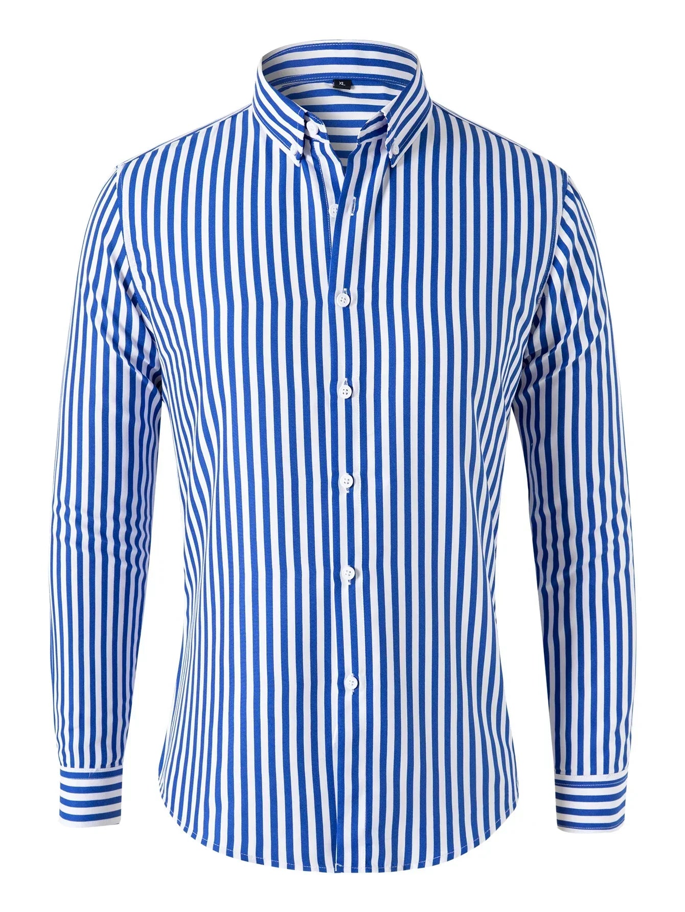 Striped Long-Sleeve Shirt | Classic Button-Up | Smart-Casual Essential