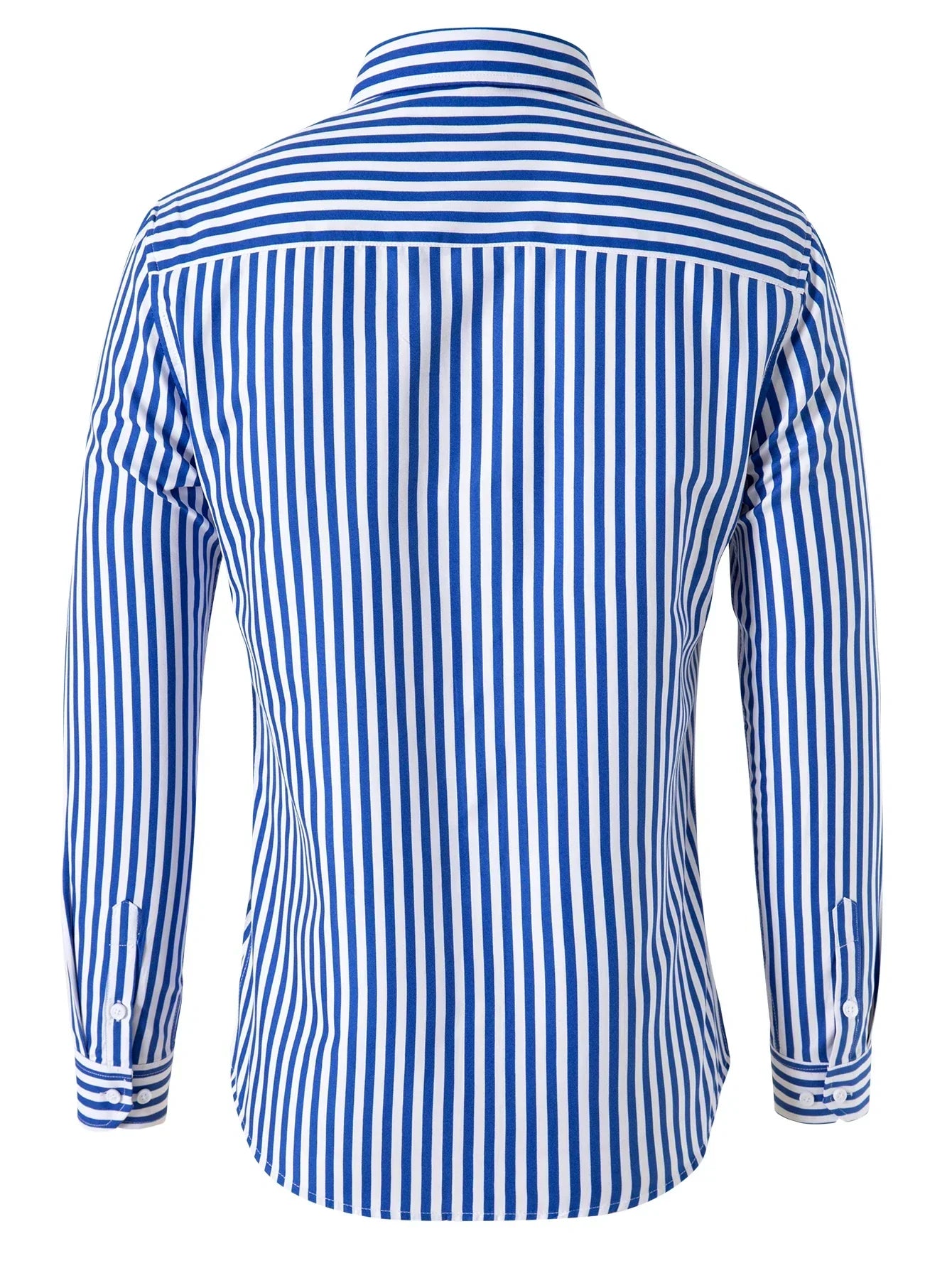 Striped Long-Sleeve Shirt | Classic Button-Up | Smart-Casual Essential