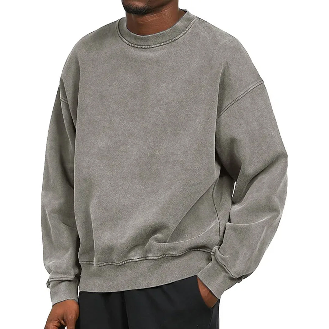 Vintage Wash Oversized Sweatshirt | Soft & Stylish | Streetwear Essential